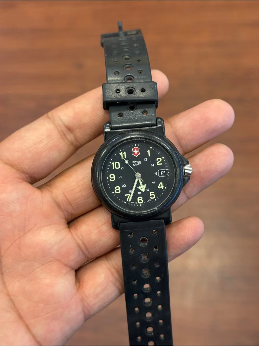 Victorinox Swiss Army Black Sport Watch (not working )